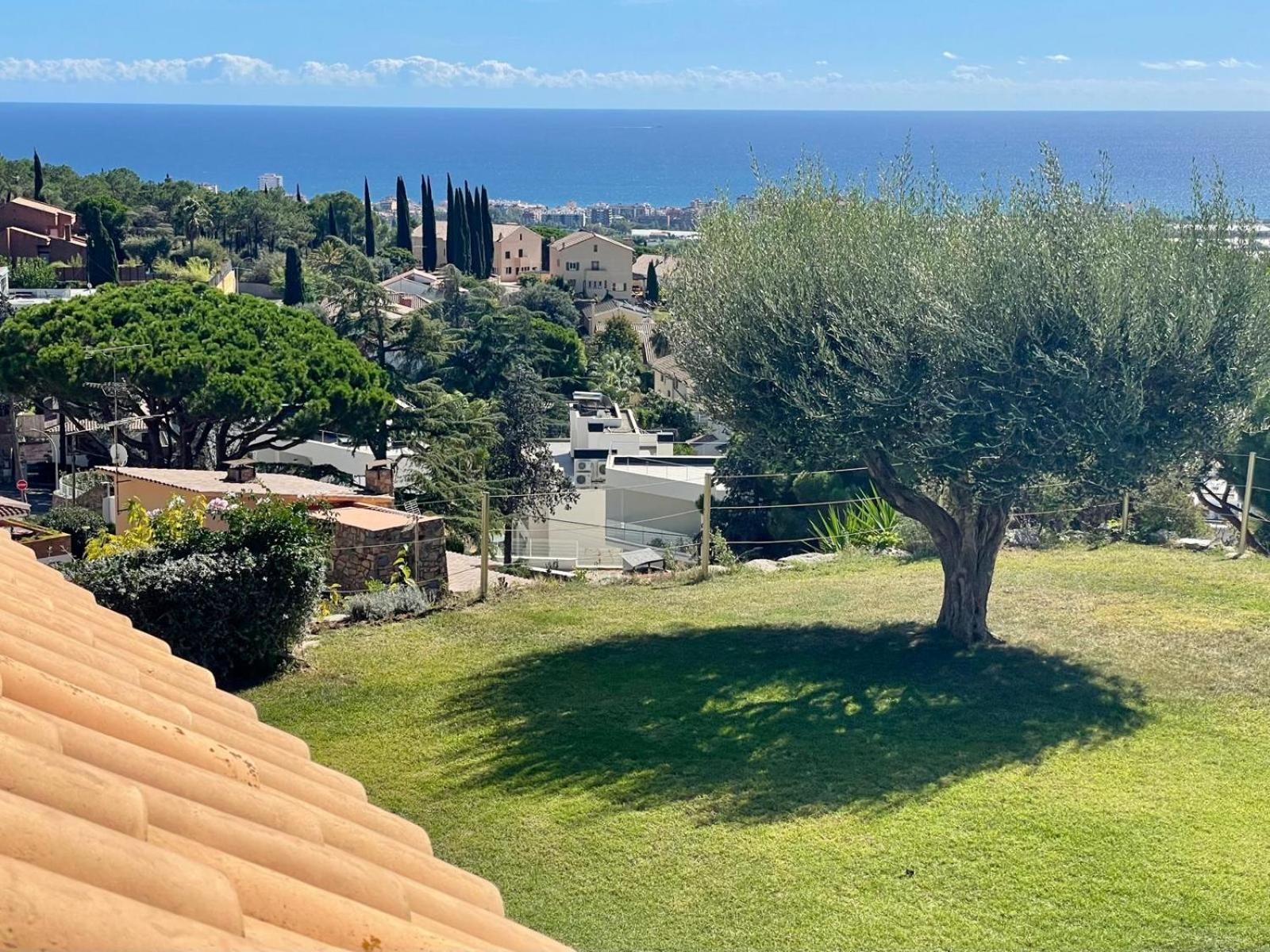Palm Maresme - Suite With Bathroom And Terrasse With Ocean Views In A Private Villa Vilassar De Dalt Экстерьер фото